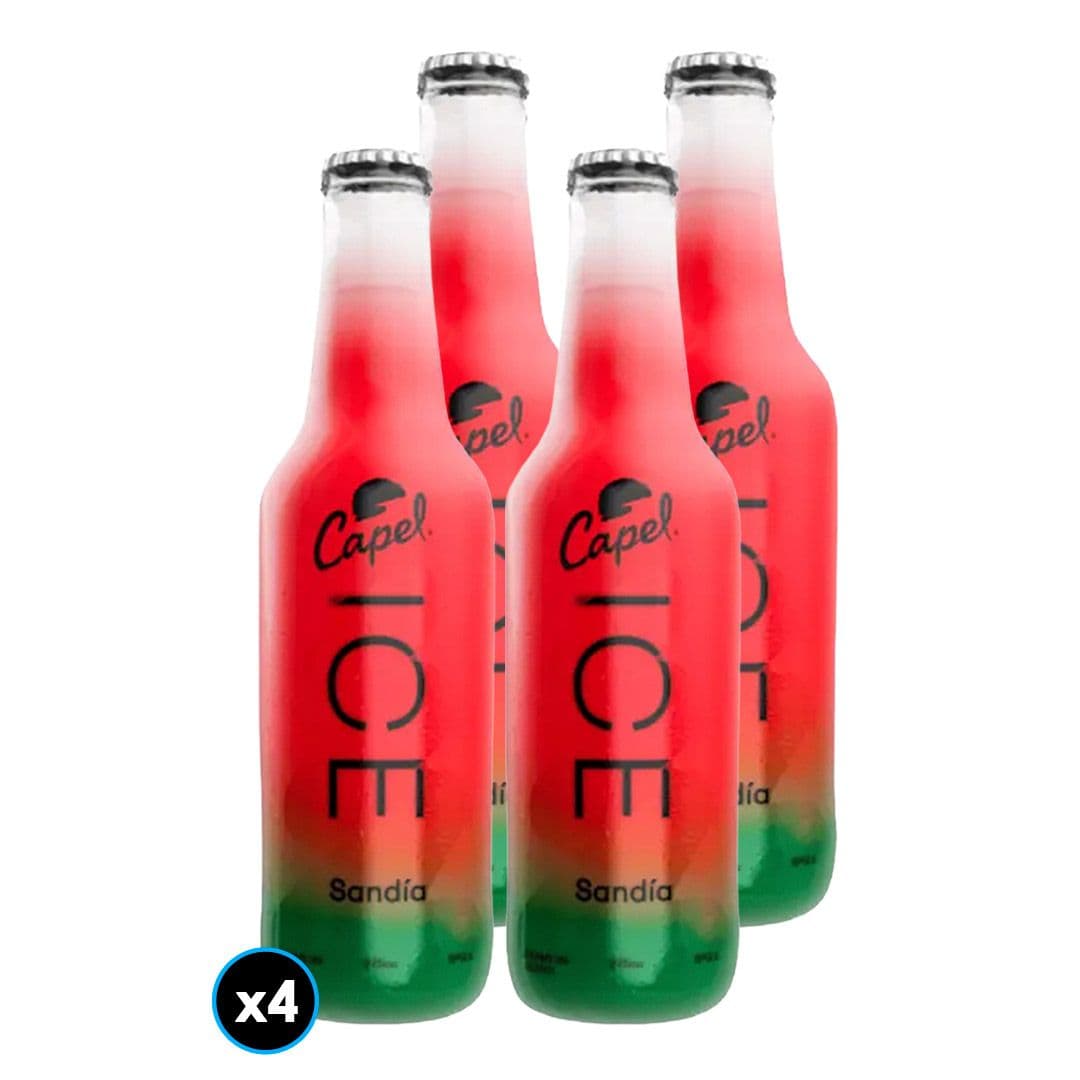 4x Cóctel Ice Sandía Capel 275cc 5°alc._1