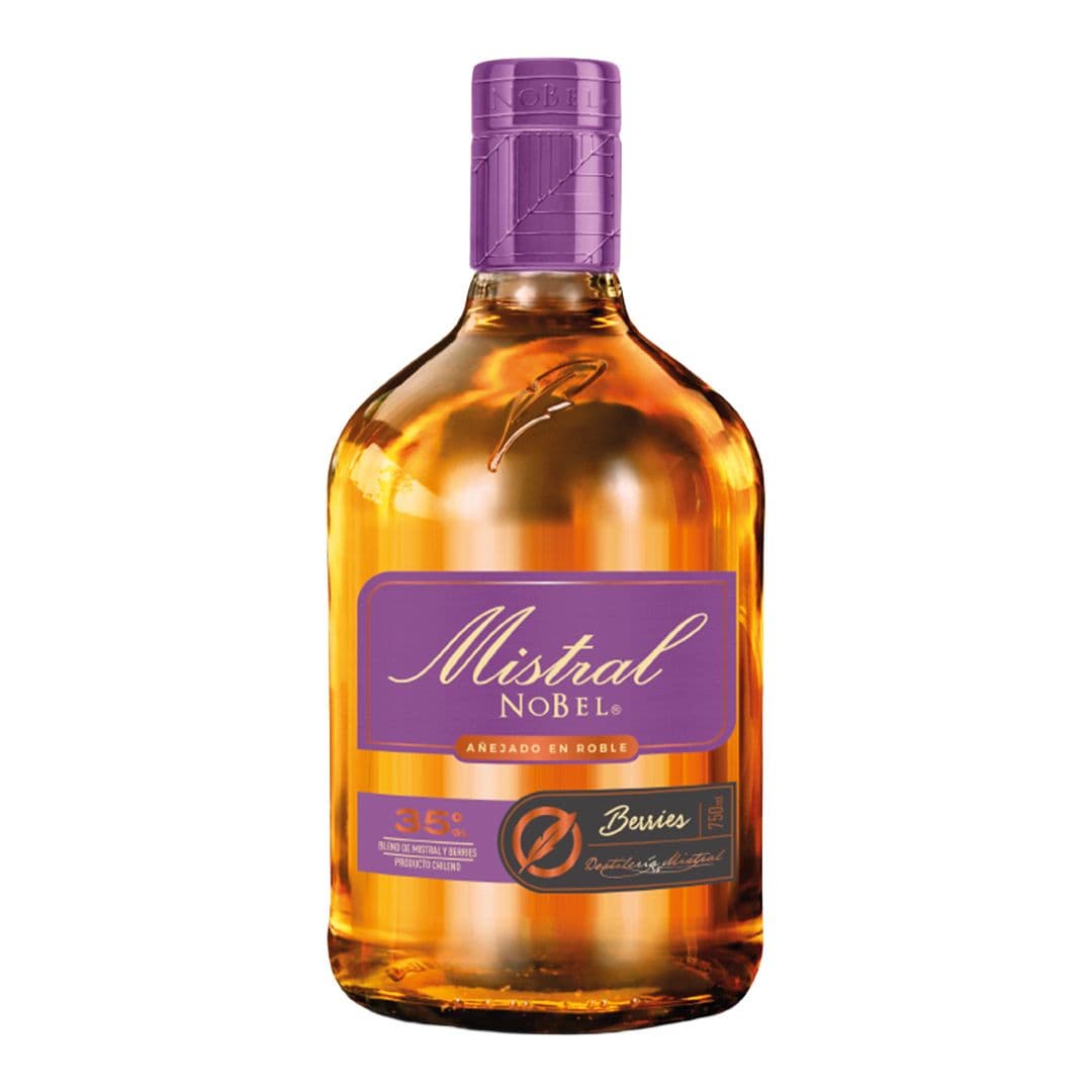 Pisco Mistral Nobel Berries 750cc 35° alc._1
