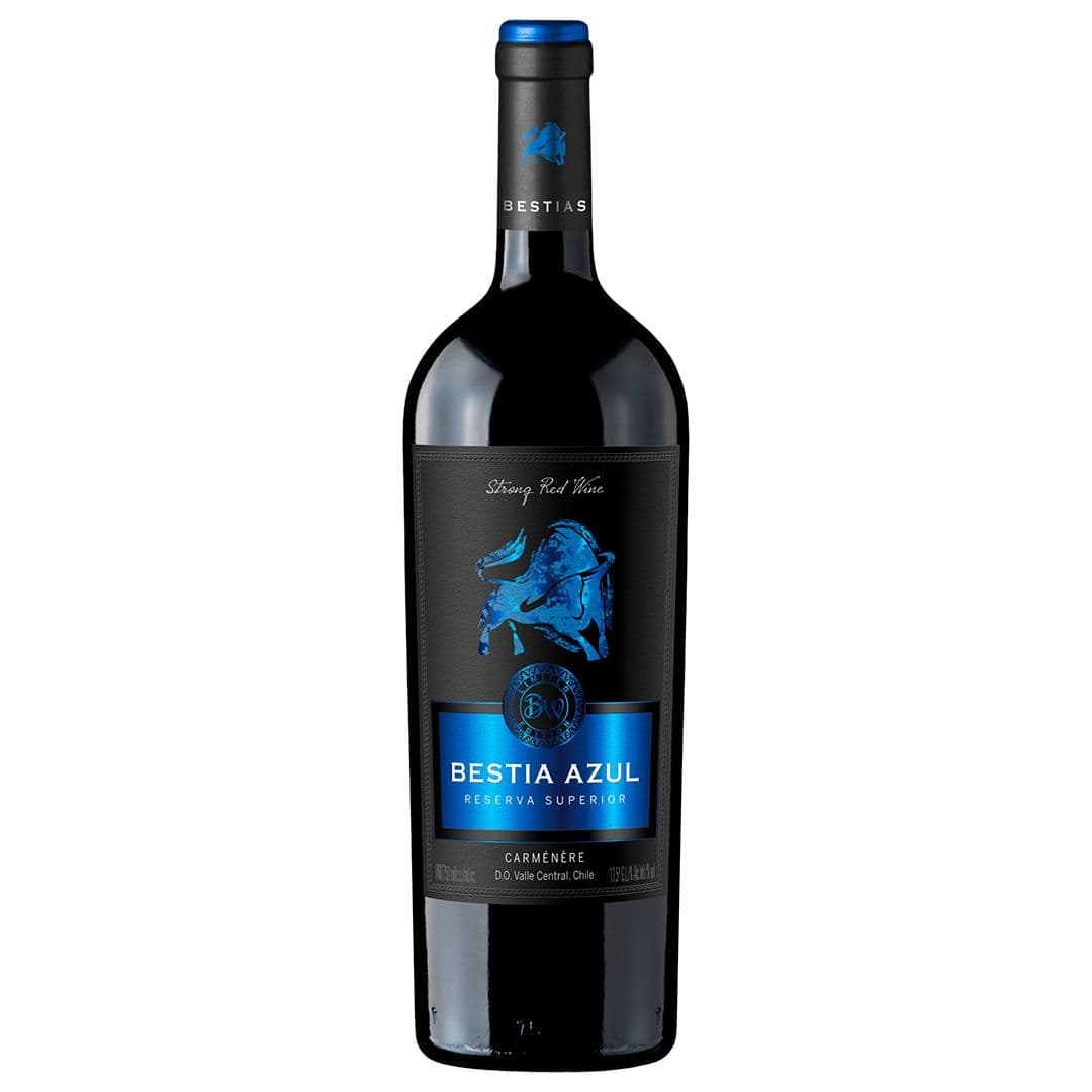 Vino Bestia Azul Carmenere 750cc_1