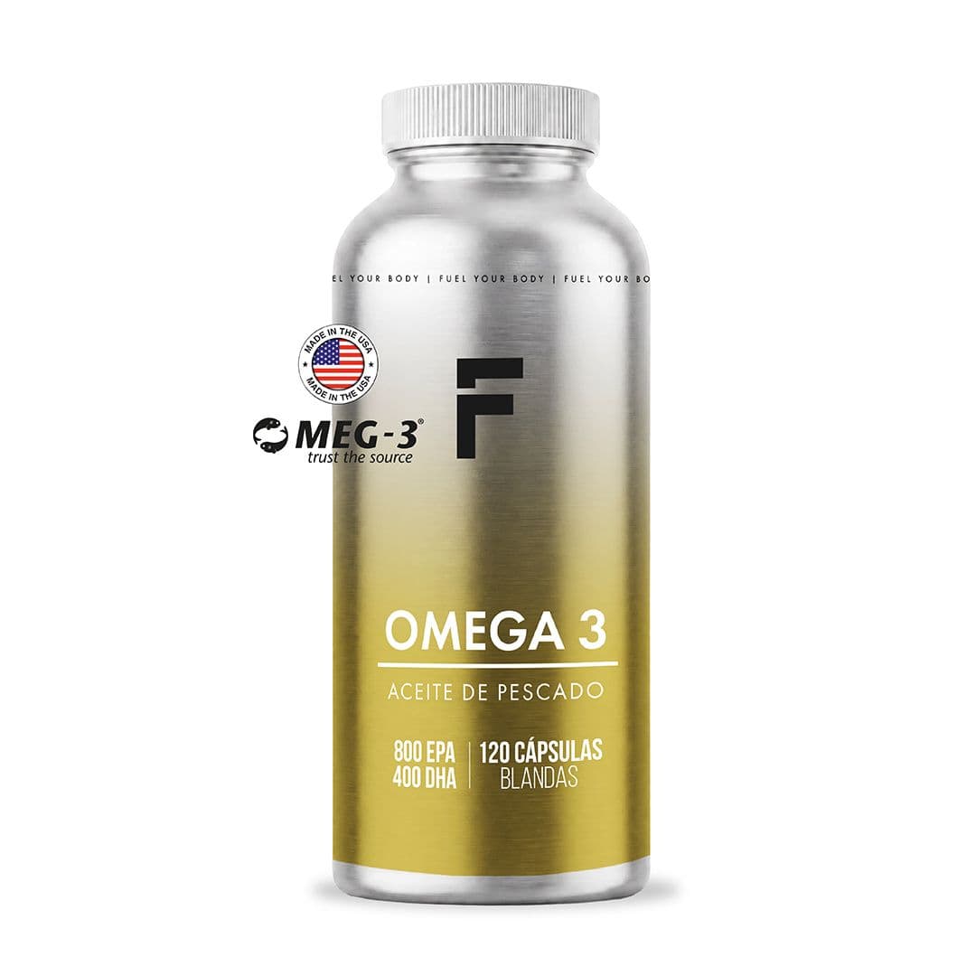 Omega 3 Fuel Nutrition 800 EPA y 400 DHA (120 cápsulas)._1