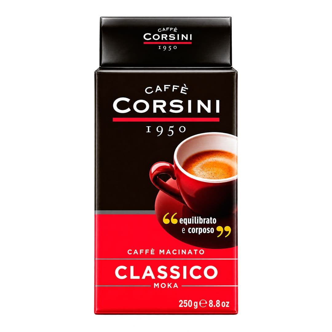Café Molido Corsini Moka Clásico 250 grs. _1