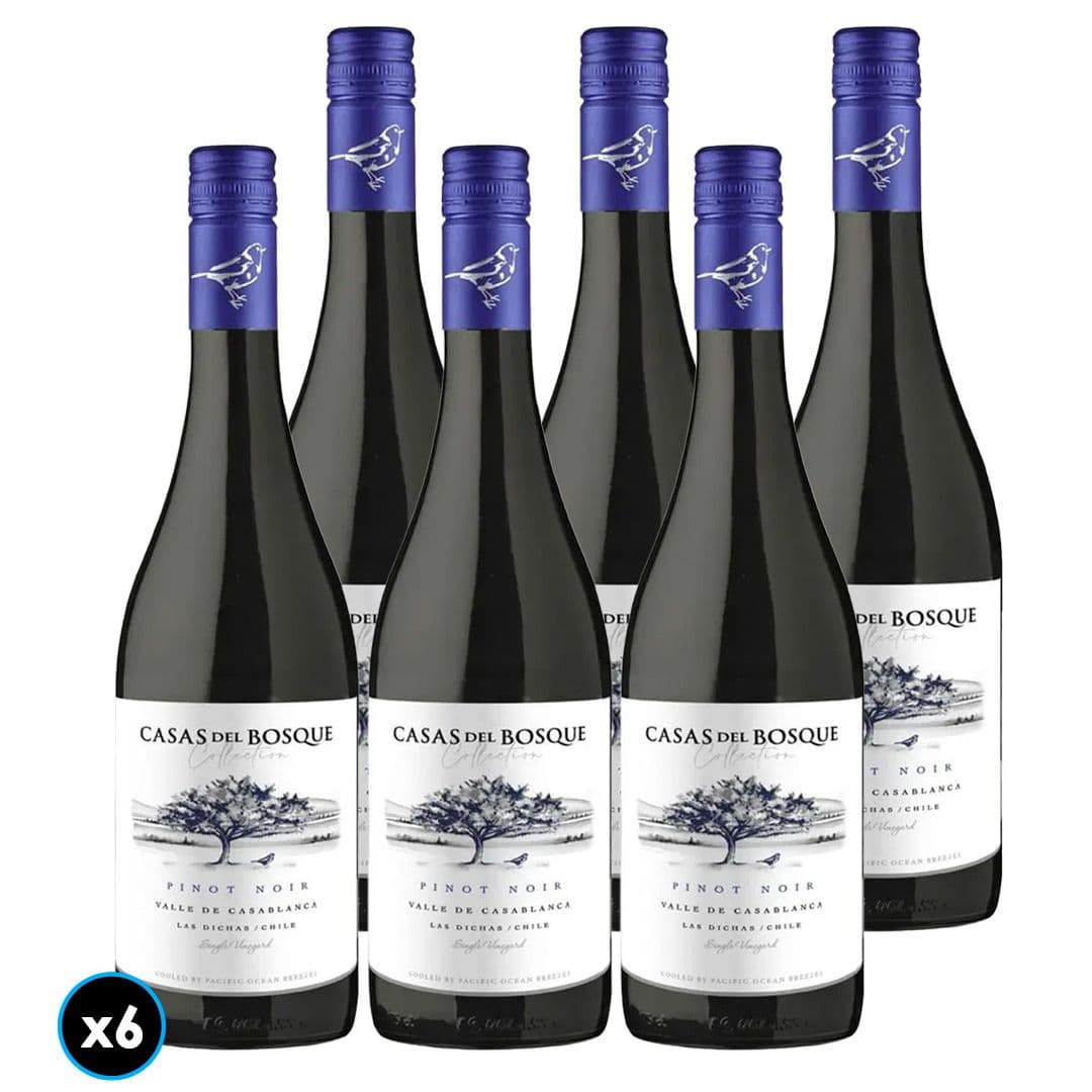 CAJA CASAS DEL BOSQUE COLLECTION (Pinot Noit): 6x Vino Casas del Bosque Collection Pinot Noir 750cc_1