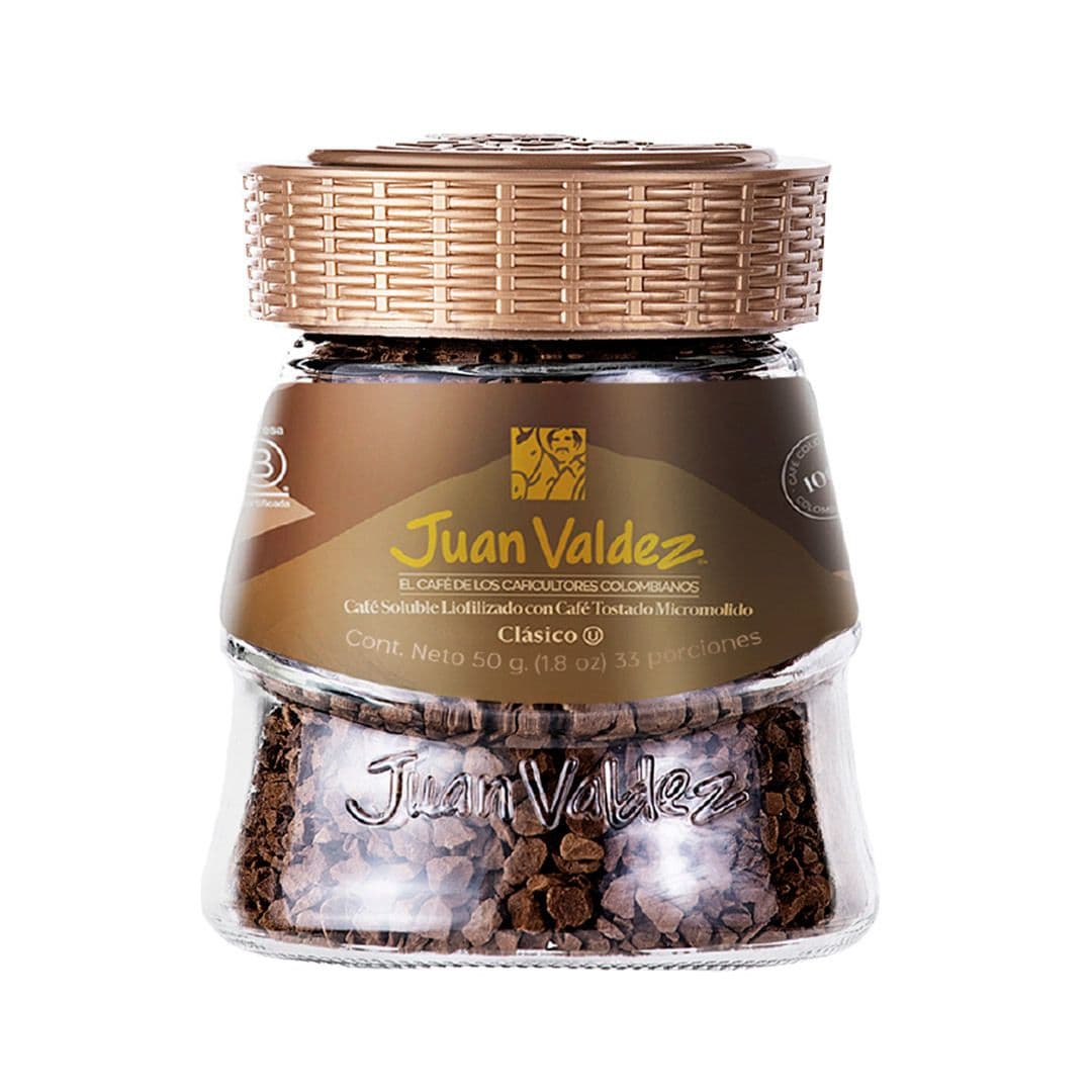 Café Juan Valdez Instantáneo Tradicional Liofilizado 50 grs._1