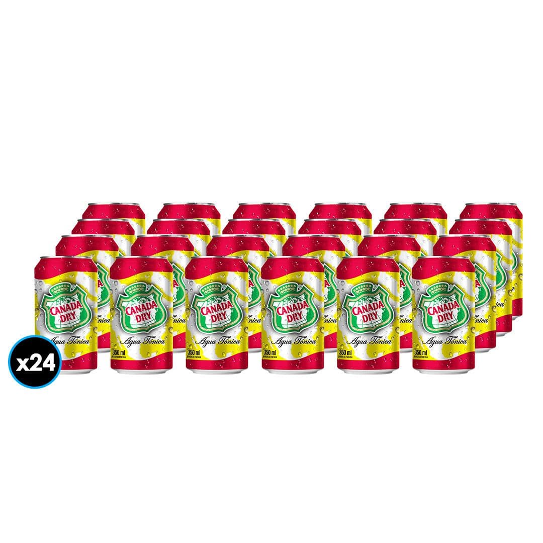 24x Agua Tónica Canada Dry Lata 350cc_1