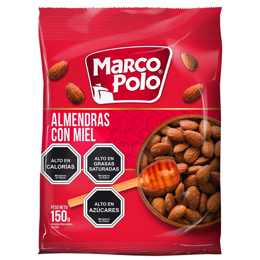 Almendras Con Miel Marco Polo 150 grs._1