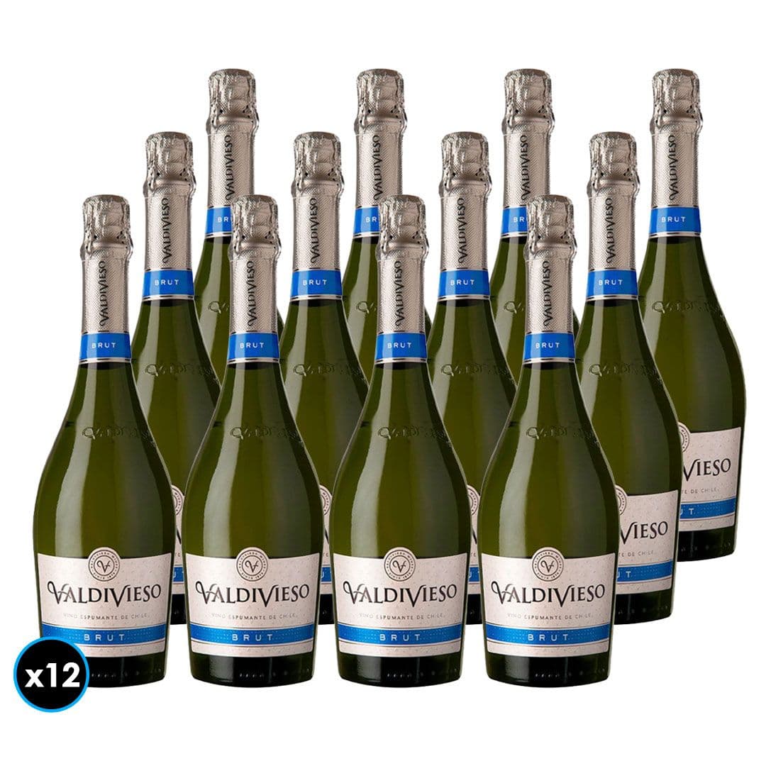 CAJA ESPUMANTE VALDIVIESO BRUT: 12x Espumante Valdivieso Brut 750cc_1