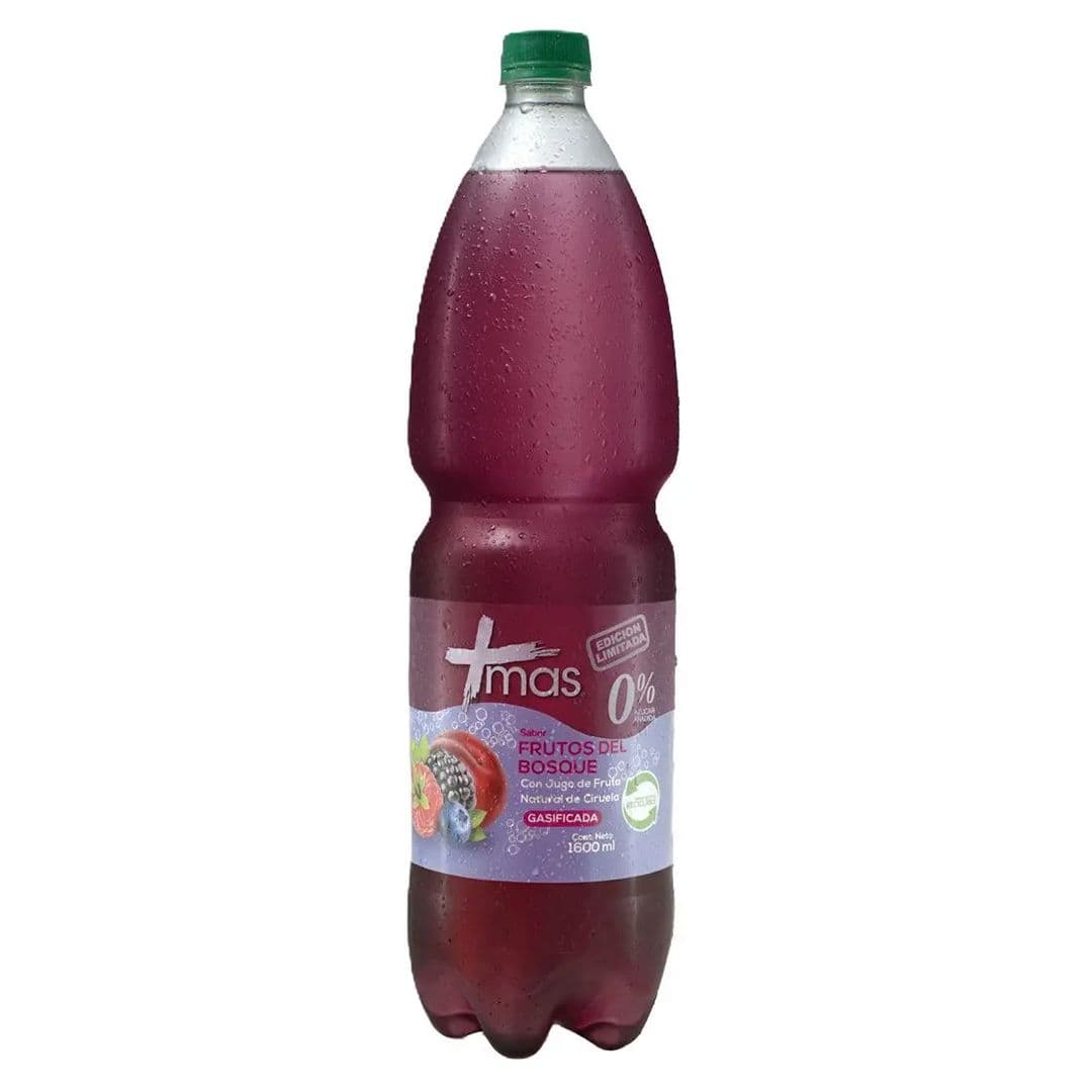 Agua Mas Frutos del Bosque Con Gas 1.6L_1