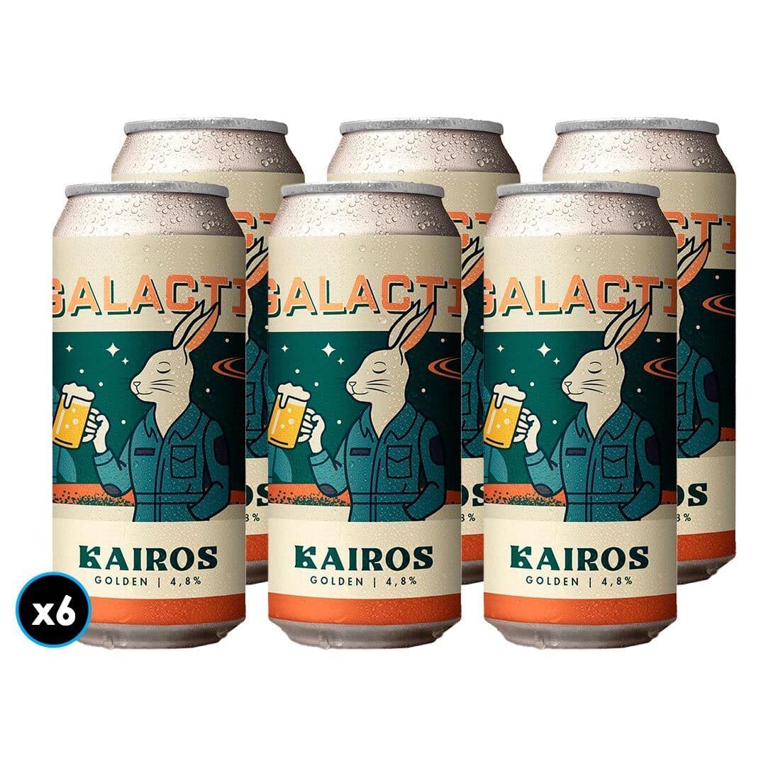 6x Cerveza Kairos Galactic Golden 473cc_1