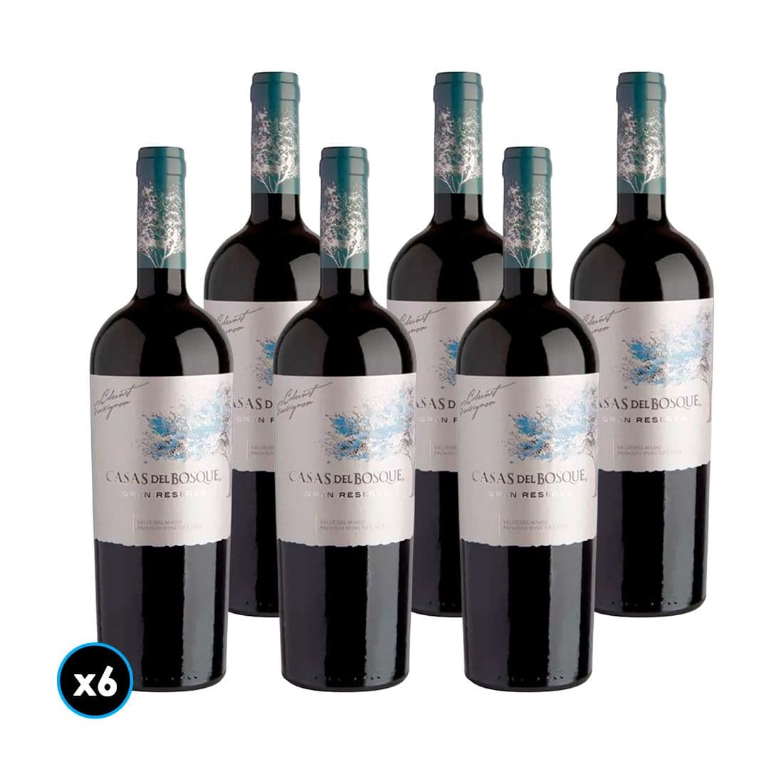 CAJA CASAS DEL BOSQUE GR (Cabernet Sauvignon): 6x Vino Casas del Bosque Gran Reserva Cabernet Sauvignon 750cc_1