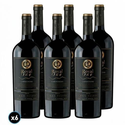 CAJA ROYAL ONE (Carmenere): 6x Vino Royal One Gran Reserva Carmenere 750cc_1