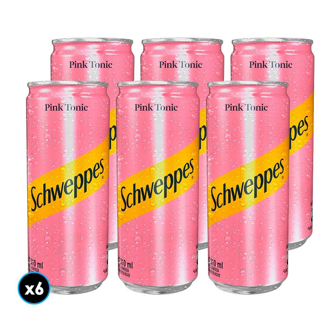6x Agua Tónica Schweppes Pink 310cc_1