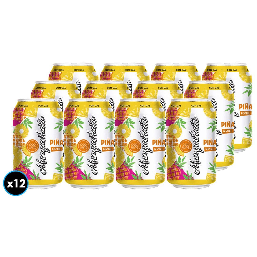 12x Cooler Manquehuito Piña Lata 350cc_1