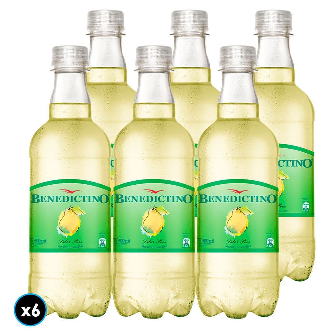 6x Agua Benedictino Pera 500cc_1