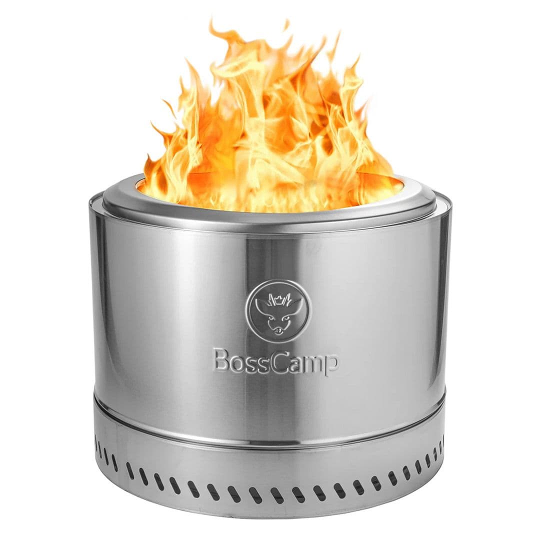 Brasero Bosscamp Sin Humo FireBoss Inferno 48 cm Silver_1