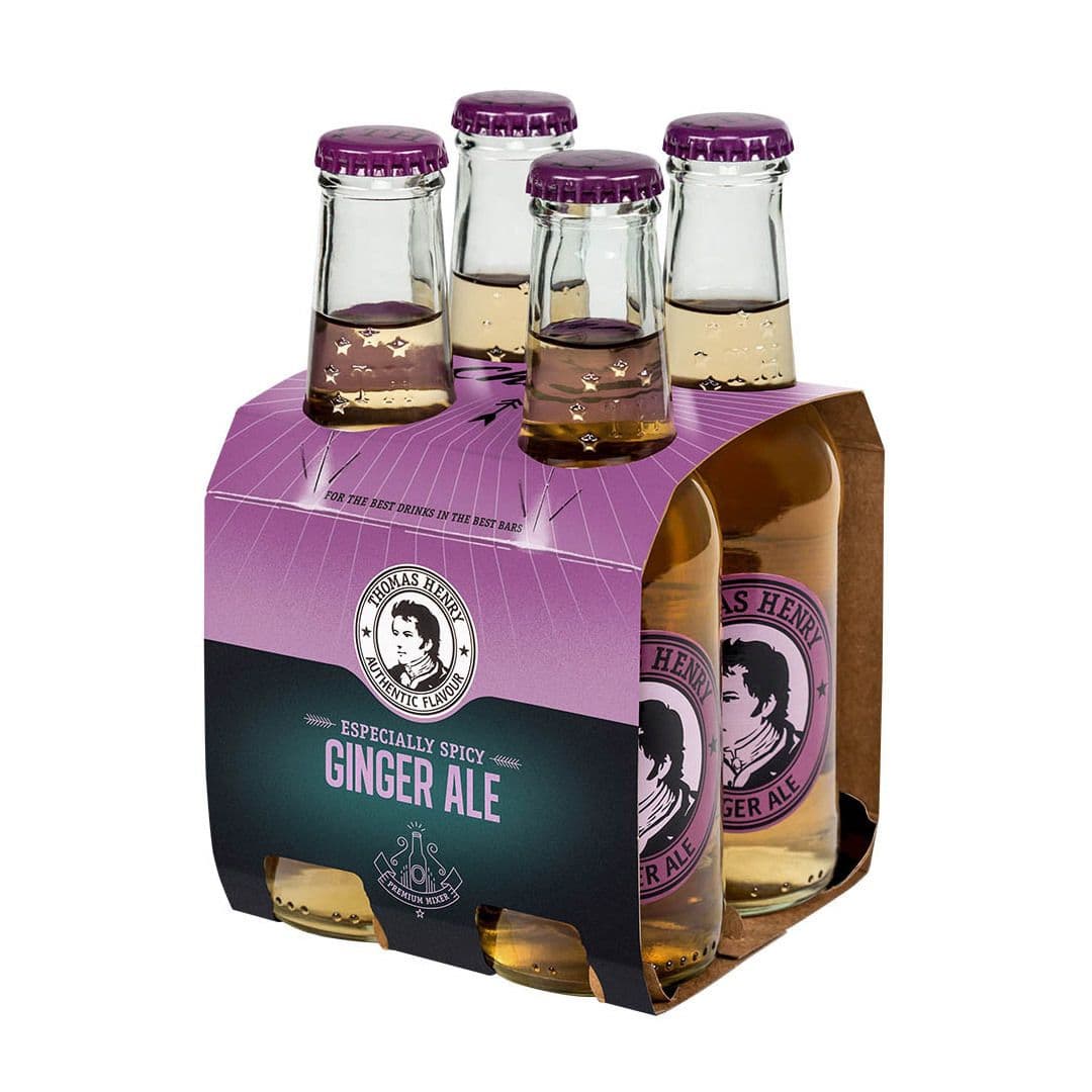 4x Bebida Thomas Henry Ginger Ale 200cc_1