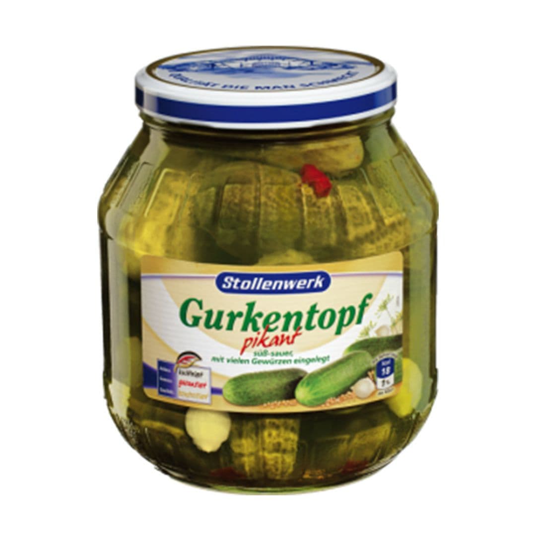 Pepinillos Condimentados En Vinagre Stollenwerk 1550 Grs._1