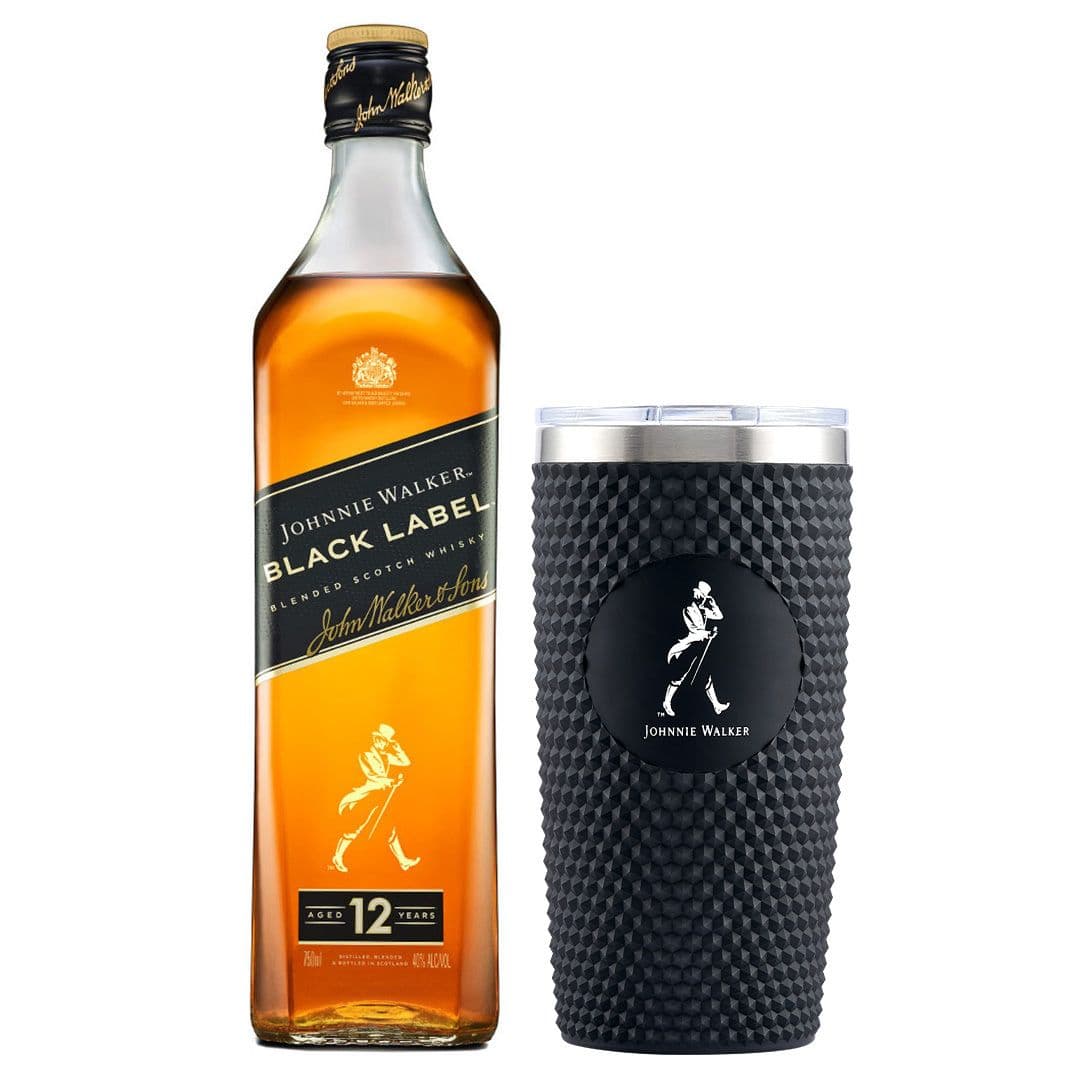 PACK JW BLACK: 1x Whisky Johnnie Walker Black 40° 750cc +1x Tumbler_1