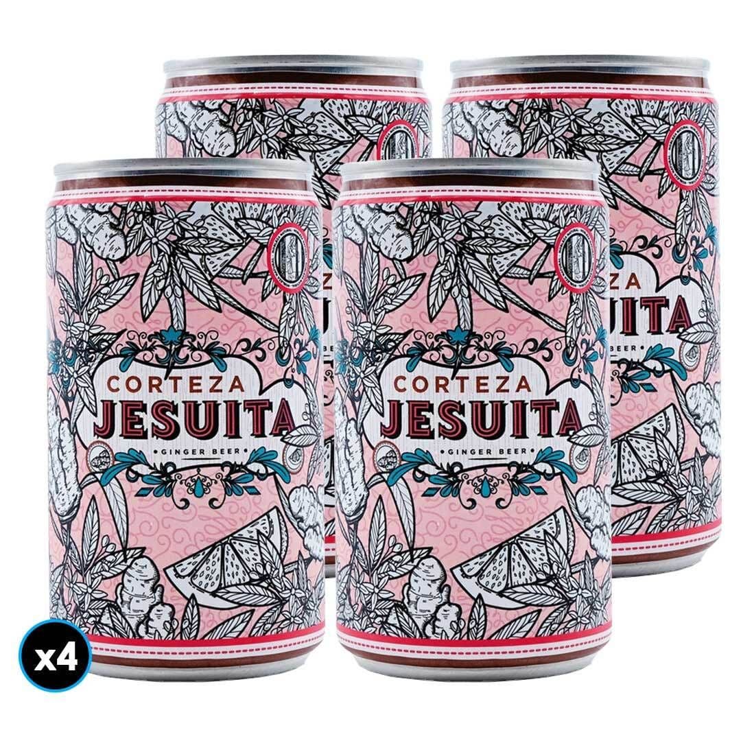 4x Bebida Corteza Jesuita Ginger Beer 200cc_1