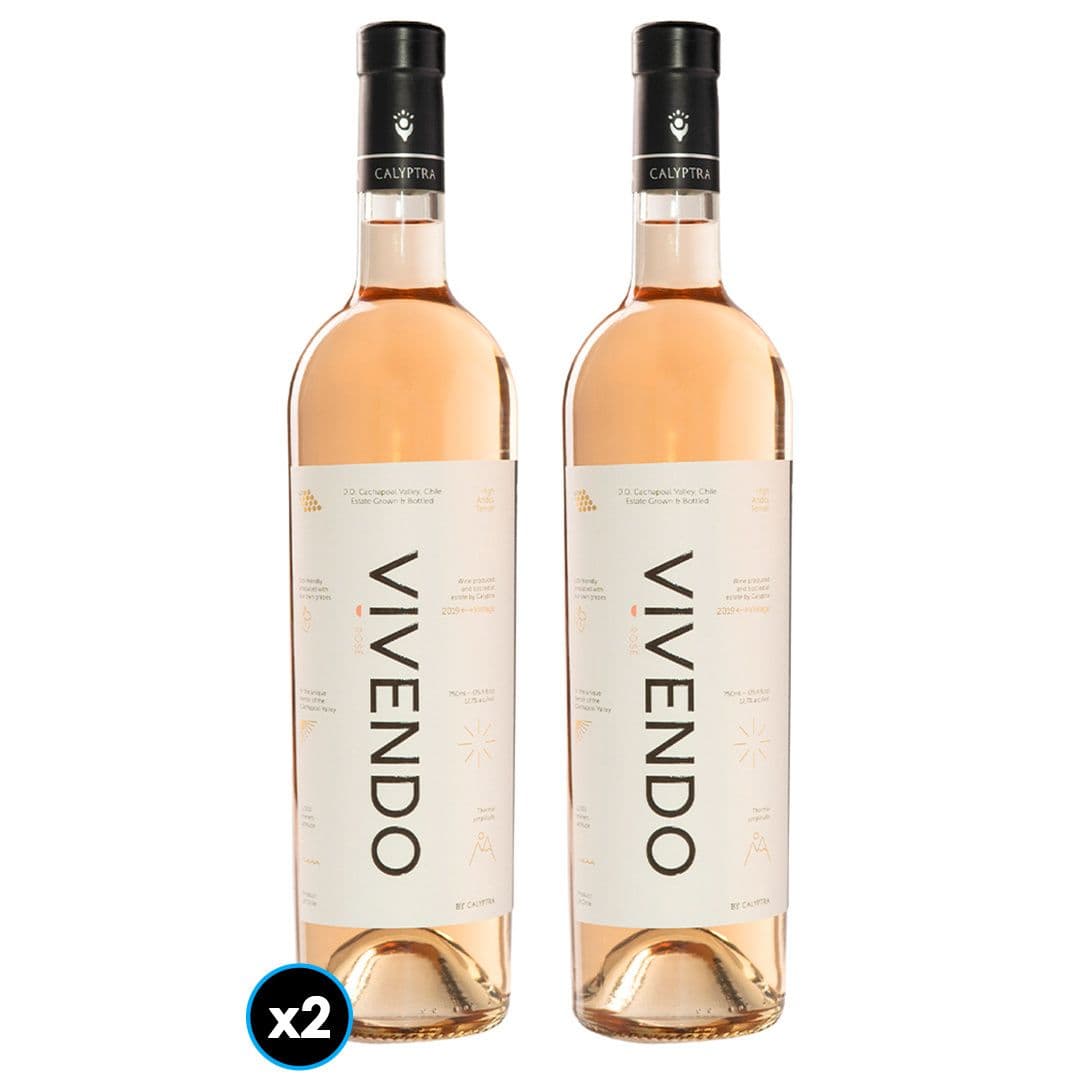 Pack Vivendo Rosé: 2x Vino Calyptra Vivendo Rosé 750cc_1