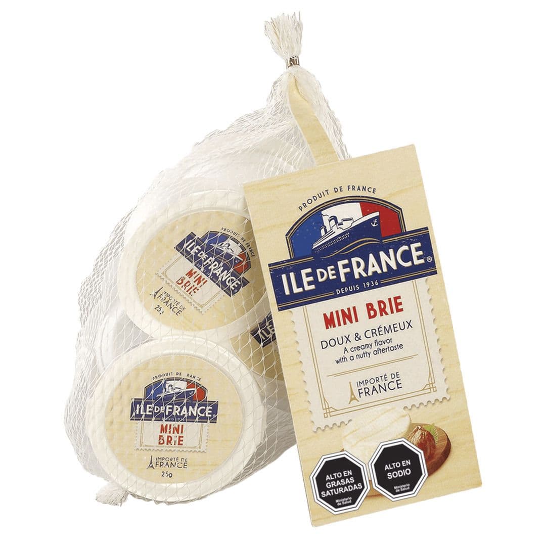 Queso Mini Brie Ile de France 5 x 25 grs._1