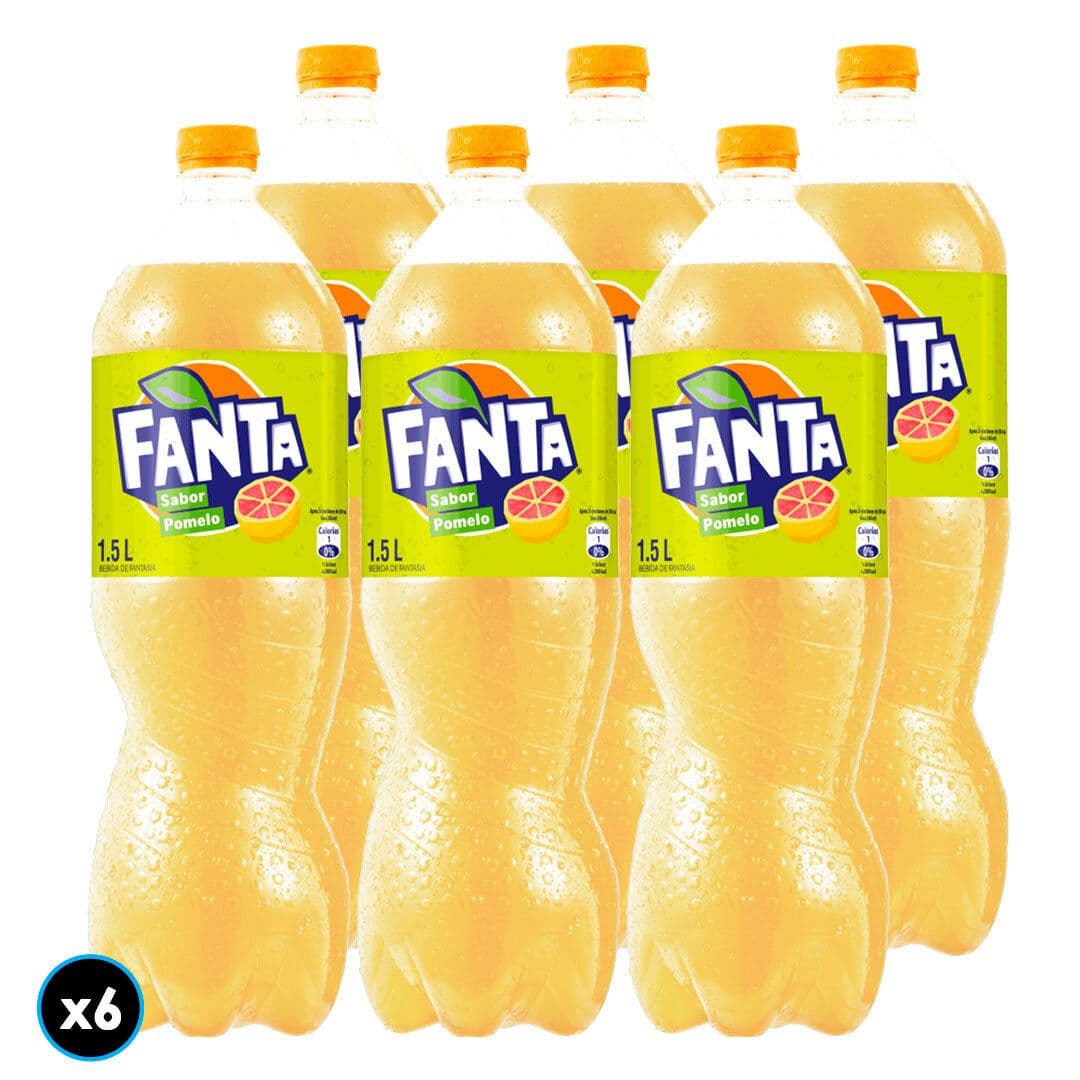 6x Bebida Fanta Pomelo Sin Azúcar 1.5 L_1