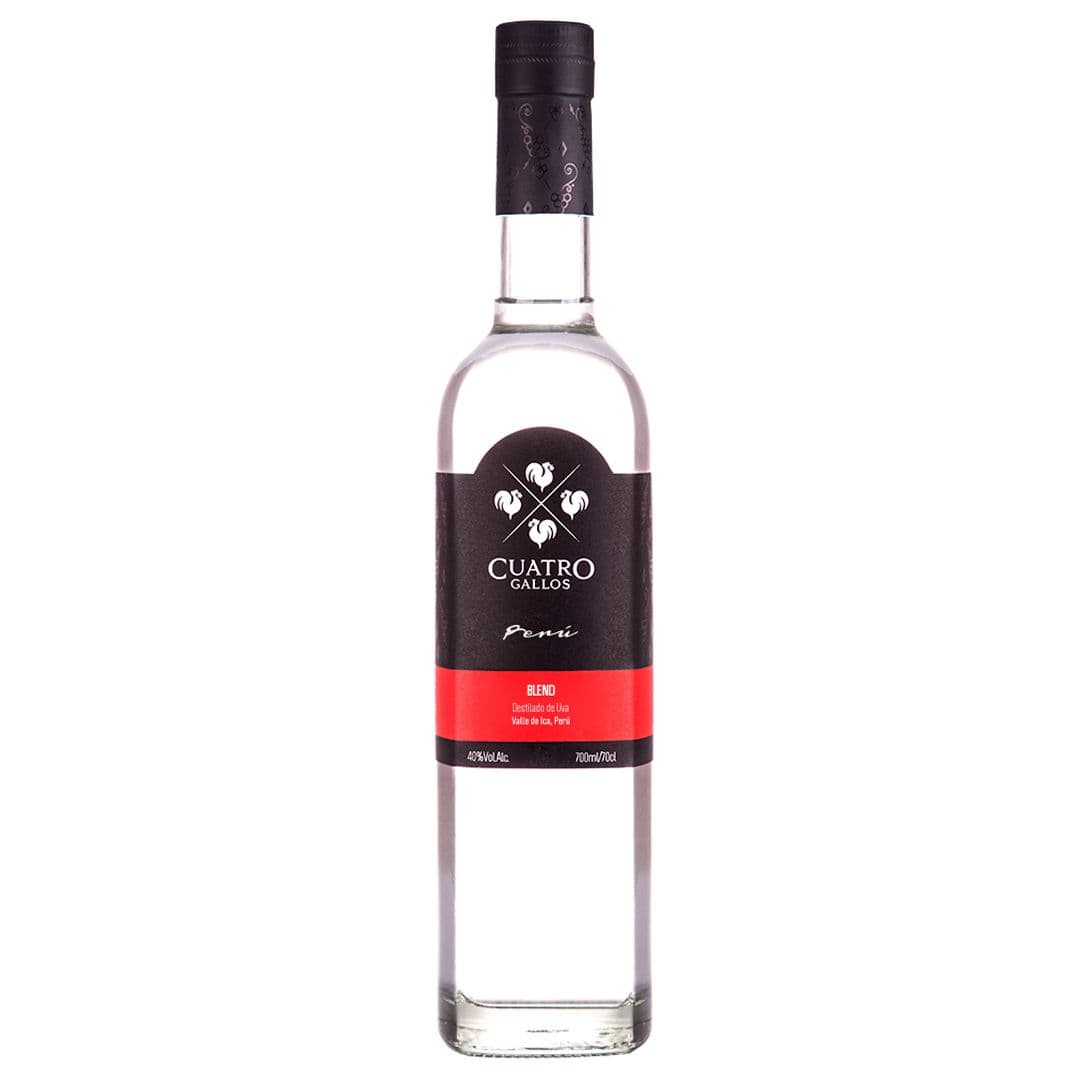 Destilado de Uva Cuatro Gallos Puro Blend 40°alc. 750cc_1