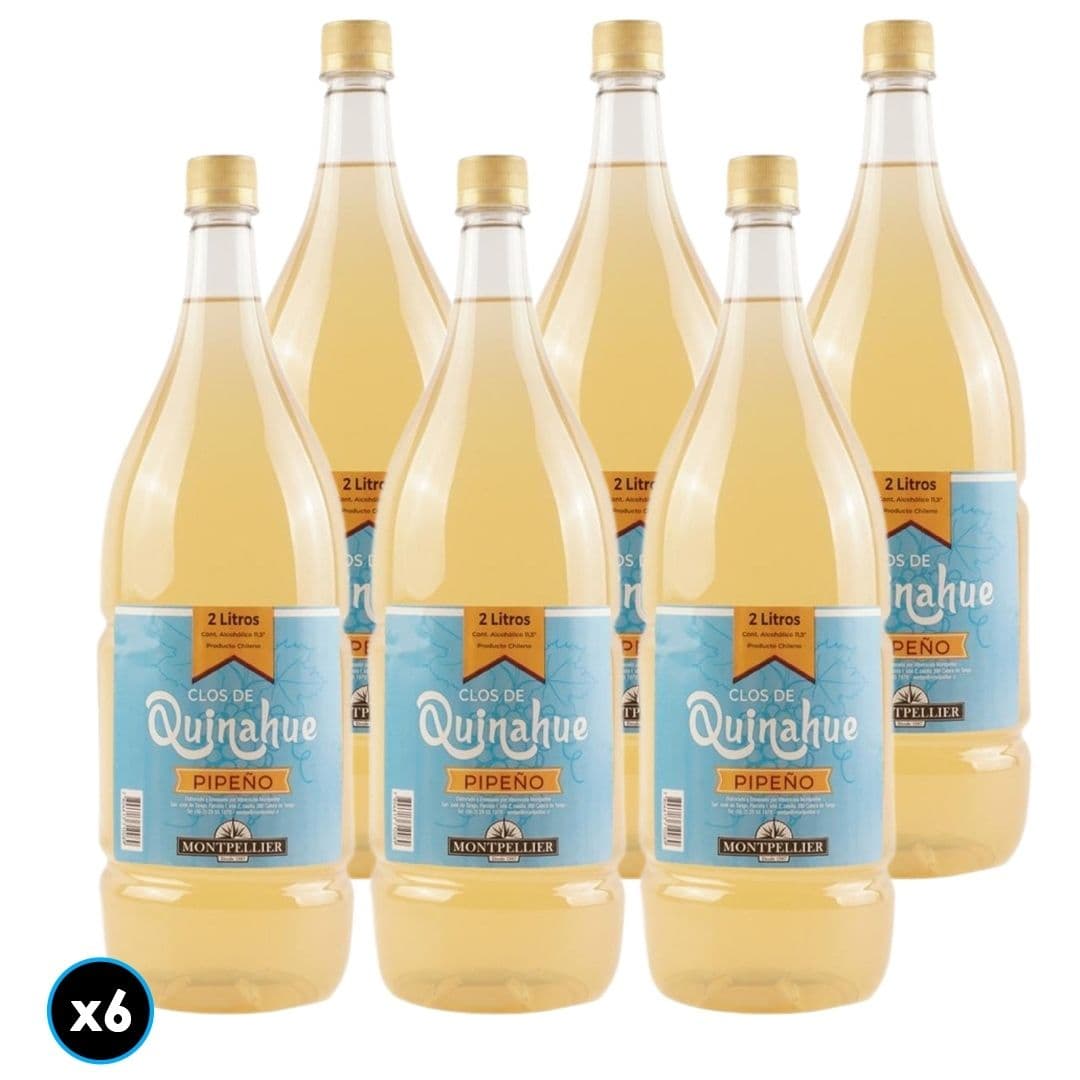 6x Pipeño Montpellier Clos de Quinahue 2 Litros_1