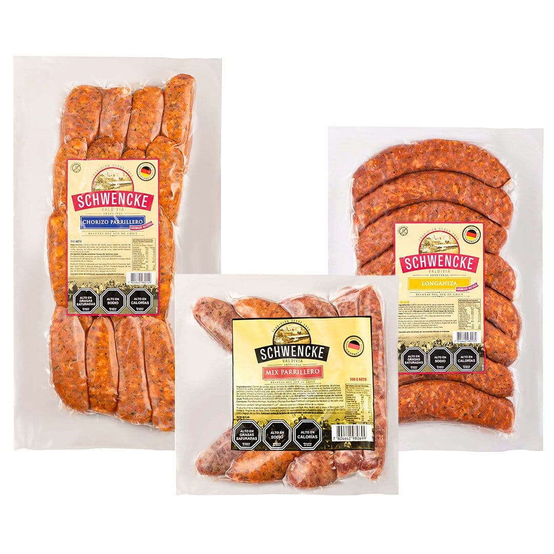 Parrillero Completo: 1× Chorizo Parrillero 1kg + 1× Longaniza Artesanal 1kg + 1× Mix Parrillero 500g_1