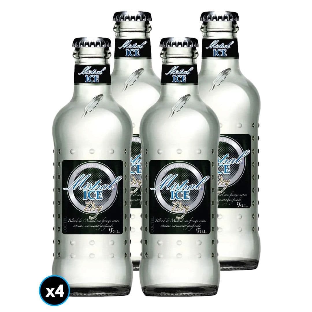 4x Mistral Ice Dry en Botella 275cc 5° alc._1