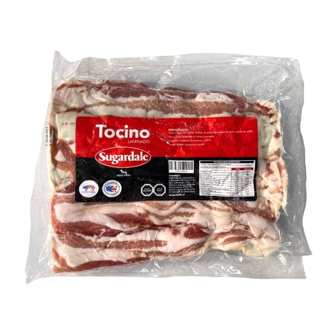 Tocino Laminado Ahumado Sugardale 1kg_1