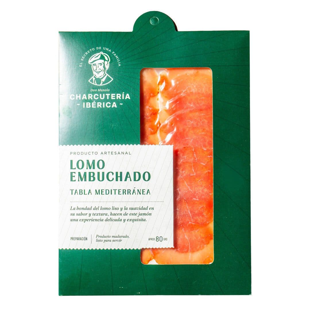 Tabla Mediterránea Lomo Embuchado Charcutería Ibércia 80 grs._1