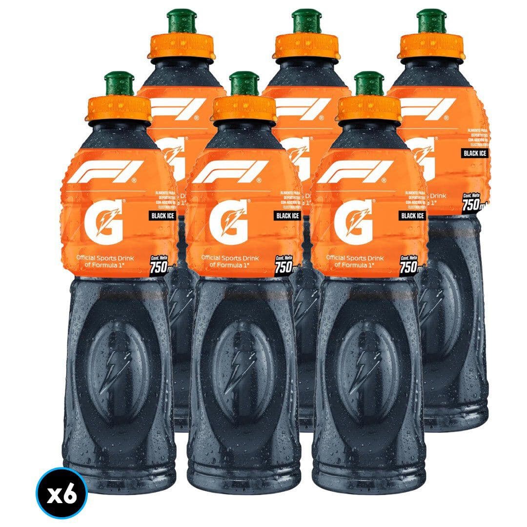 6x Bebida Isotónica Gatorade Black Ice 750cc_1
