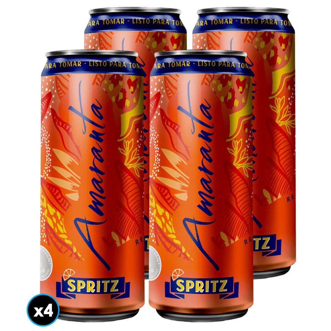 4x Espumante Amaranta Spritz Lata 250cc 9°alc_1