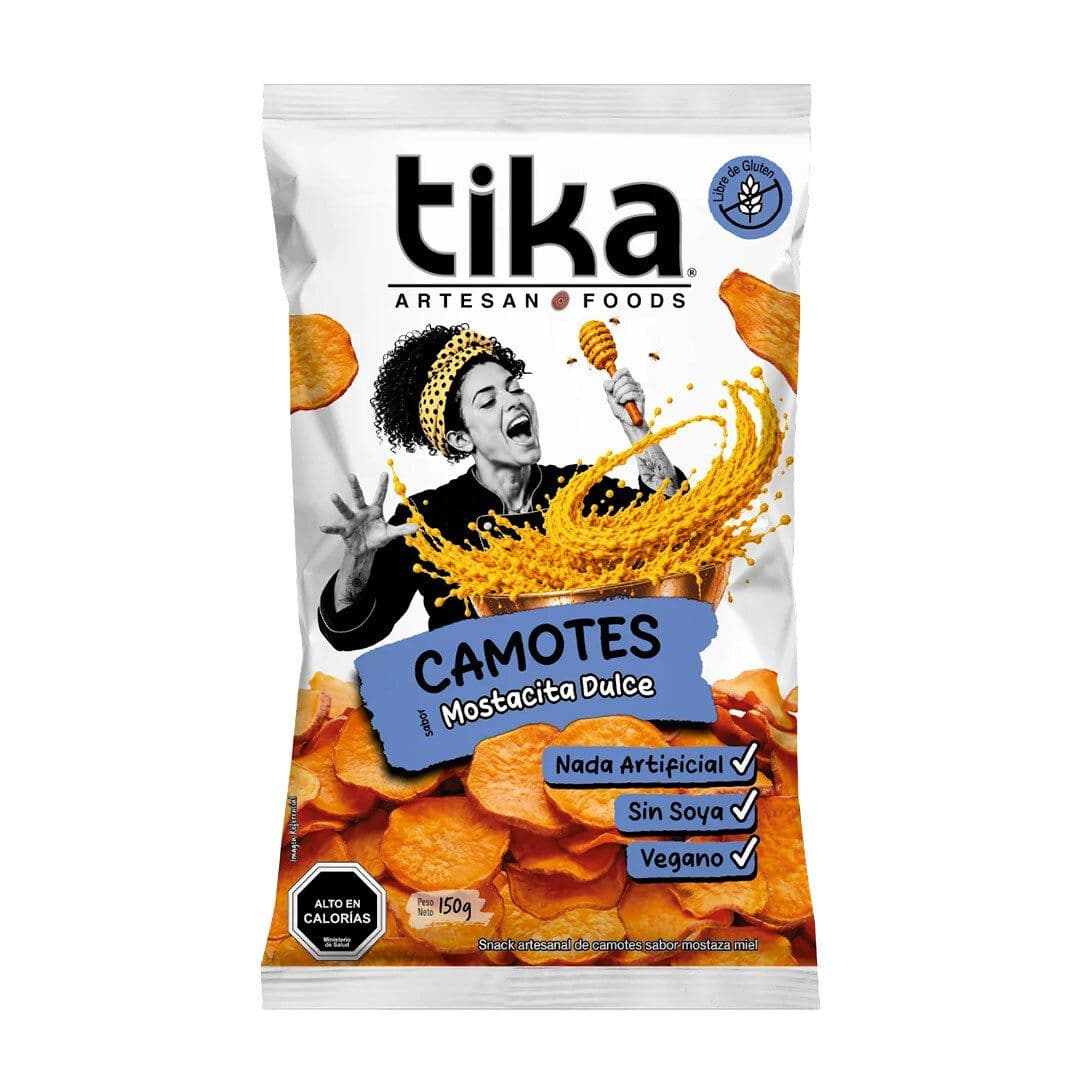 Papas Tika Chips Camotes Mostacita Dulce 150grs _1