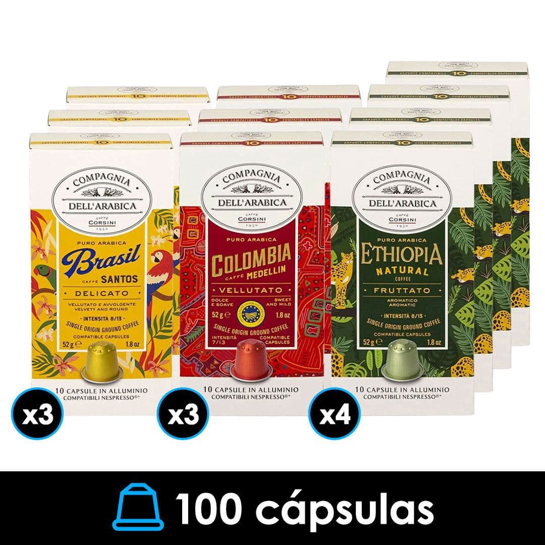PACK 100X Cápsulas Corsini Nespresso® Compatible_1