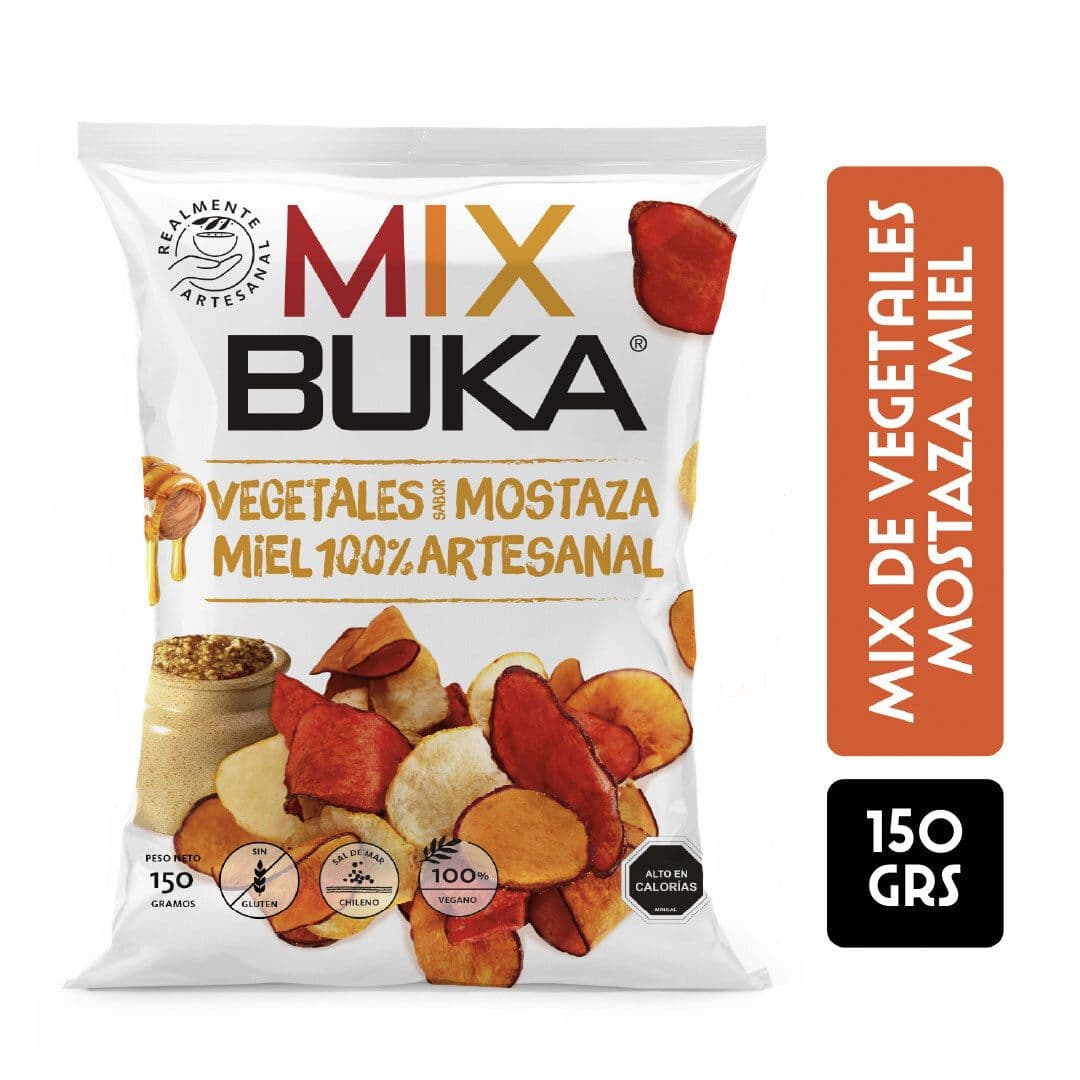Mix de Vegetales Buka Mostaza Miel 150 grs._1