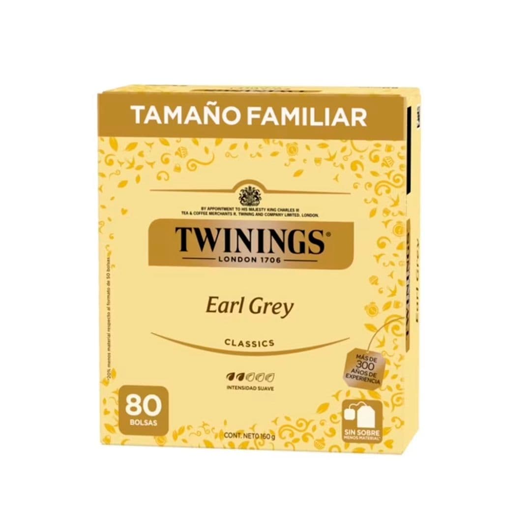 Té Negro Twinings Earl Grey 80 Bolsitas_1