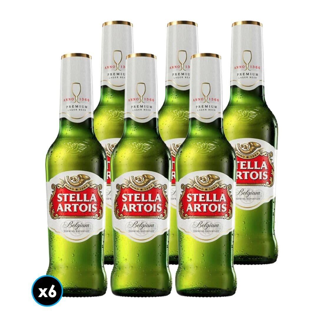 6x Cerveza Stella Artois en Botella 330cc_1