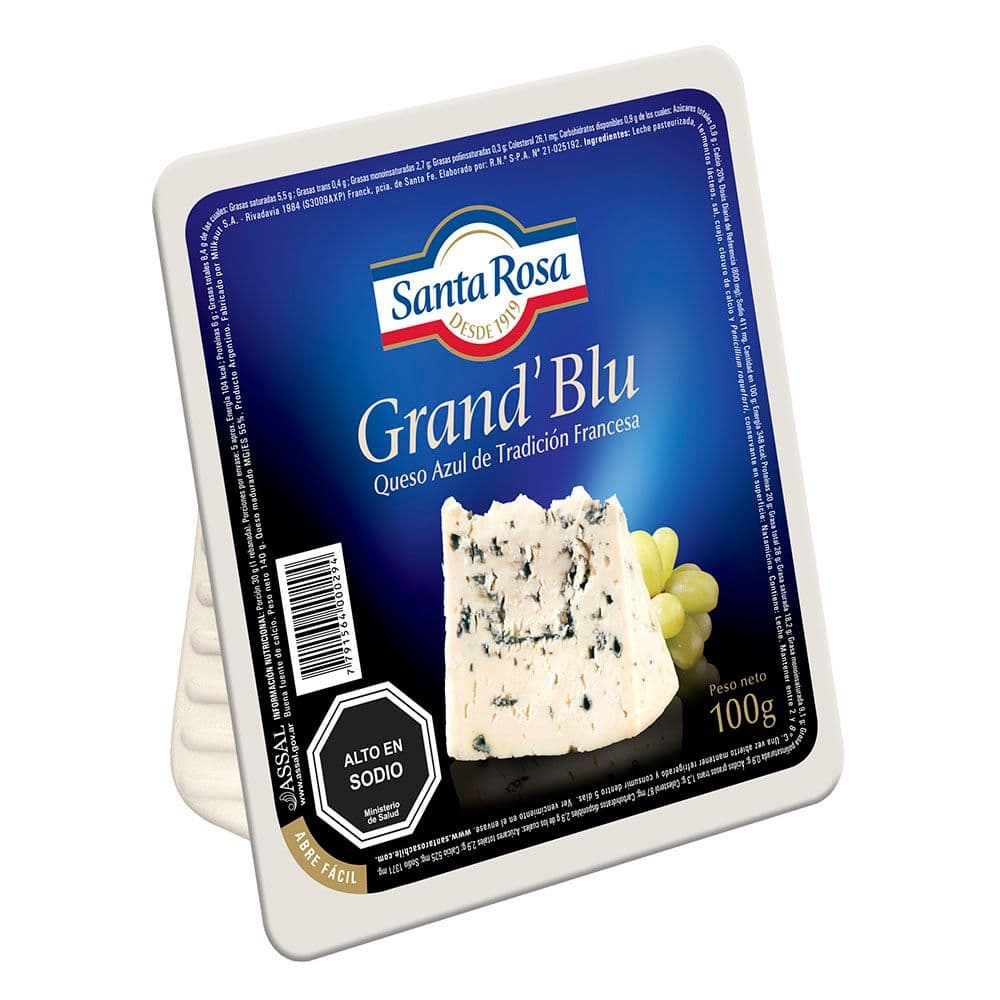 Queso Azul Cuña Santa Rosa 100 grs._1