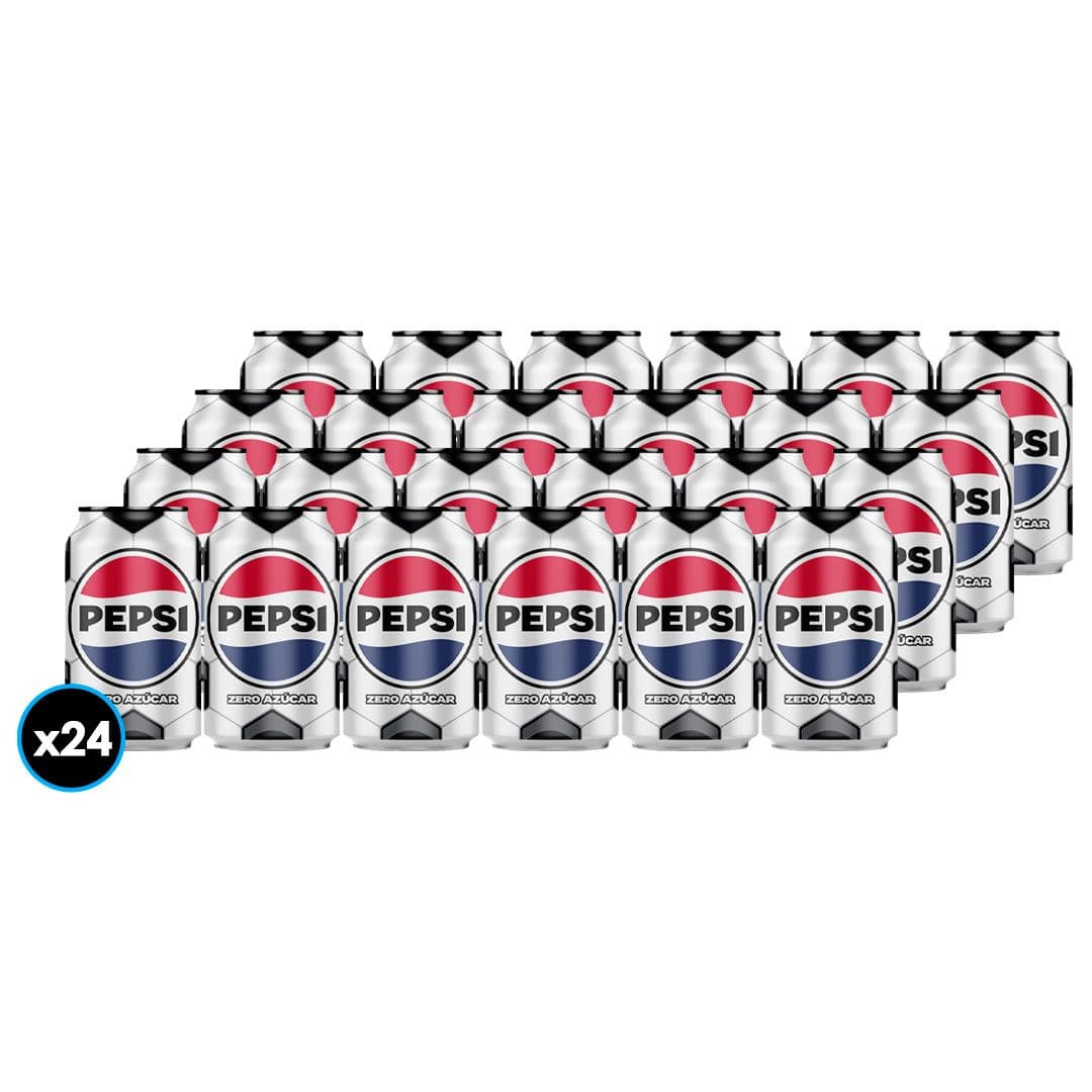 24x Bebidas Pepsi Zero Lata 350cc_1