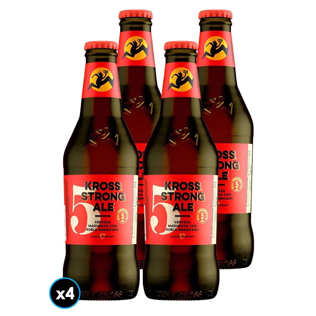 4x Cerveza Kross Aniversario 5 Años 330cc Botella_1
