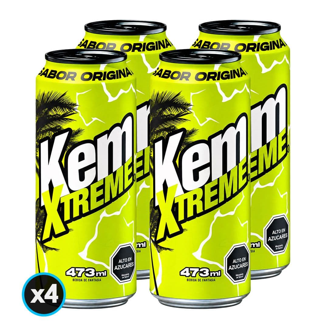 4x Bebida Kem Xtreme Lata 473cc_1