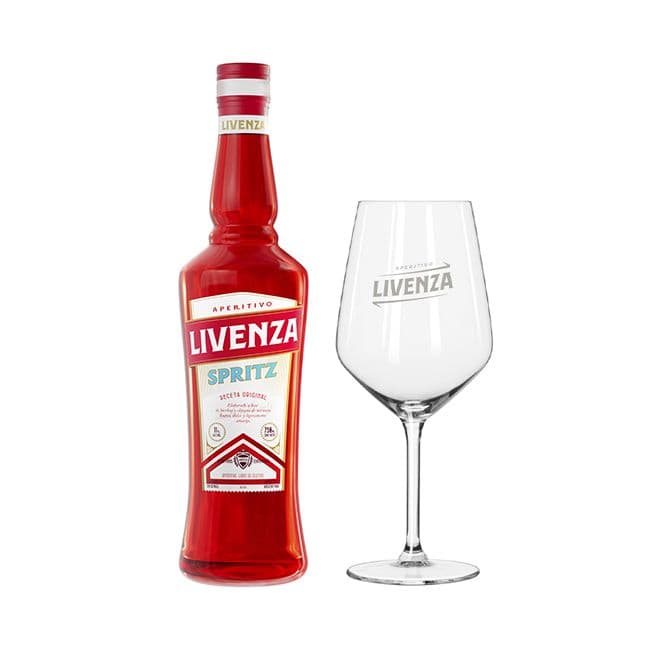Pack Licor Livenza Spritz 750cc 11º alc. + Copa Livenza_1