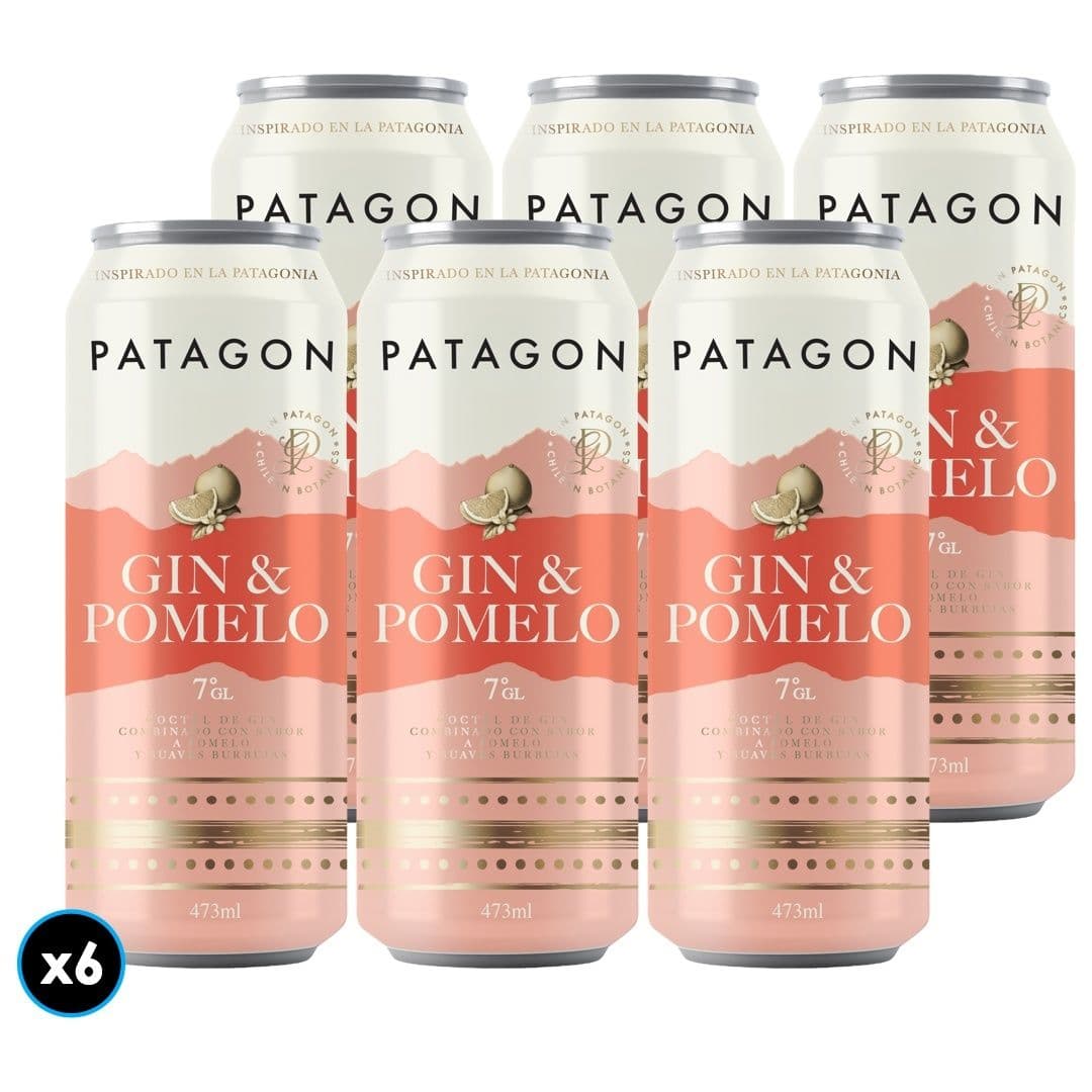 6x Gin PatagonPomelo 473cc 7° Alc._1