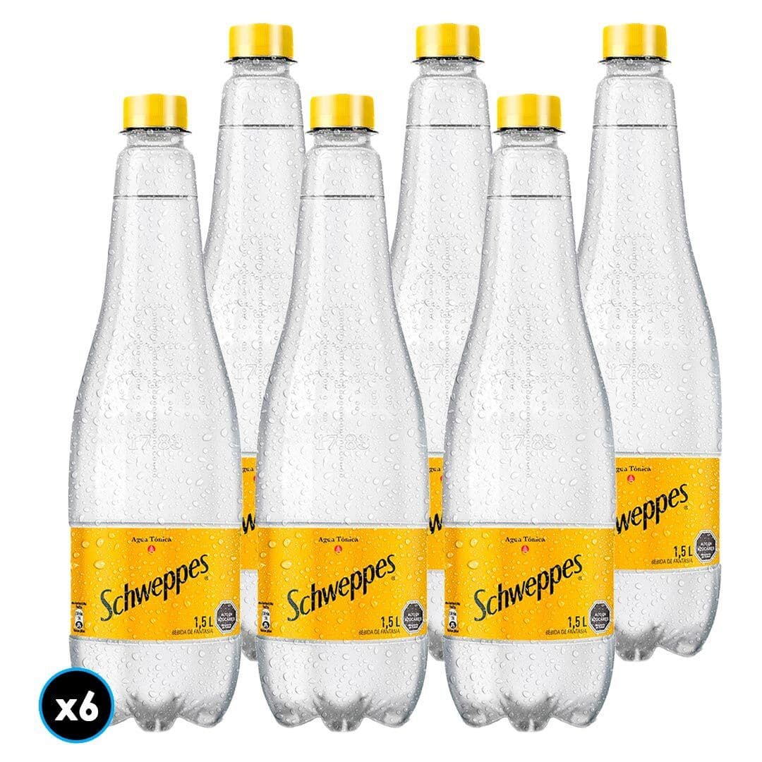 6x Agua Tónica Schweppes 1.5L_1