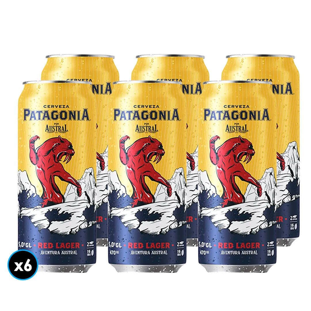 6x Cerveza Patagonia Red Lager 470cc 5,0º alc._1