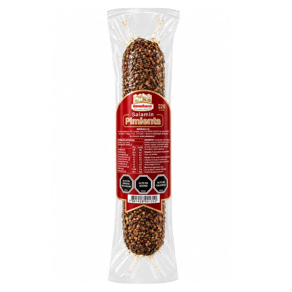 Salamín Pimienta Omeñaca 220 grs._1