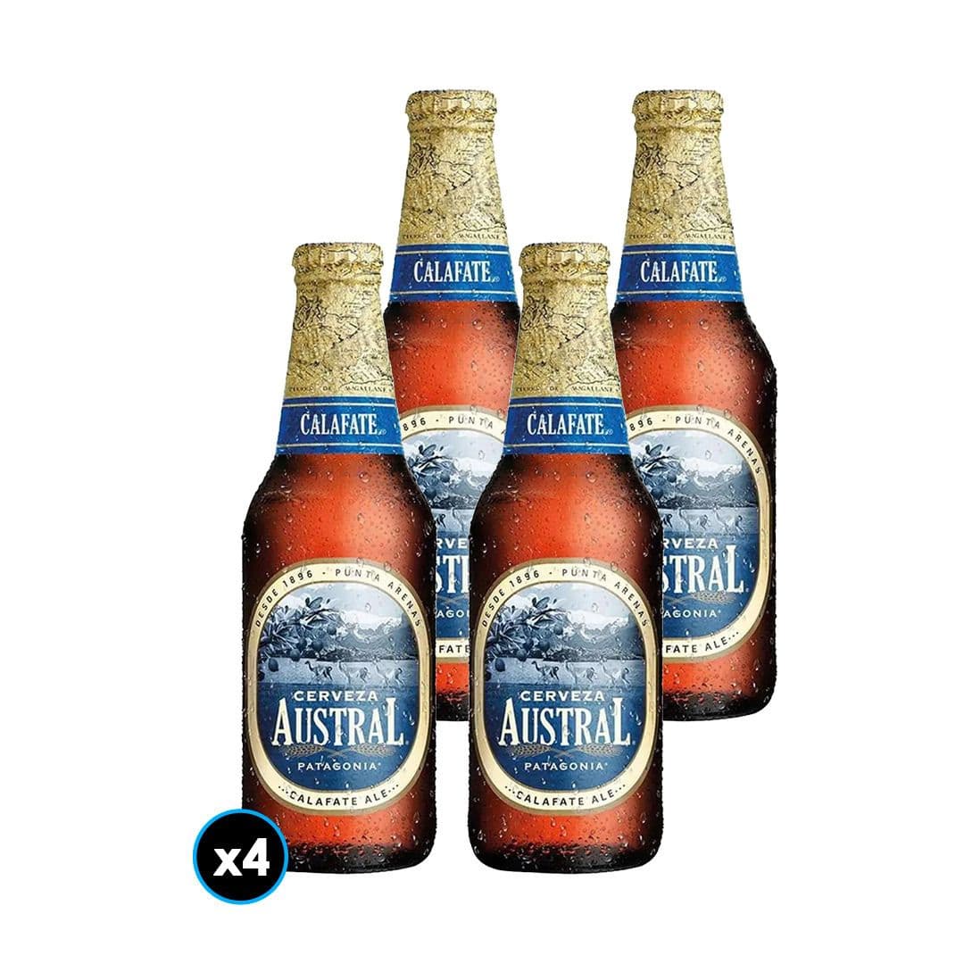 4x Cerveza Austral Calafate en Botella 330cc_1