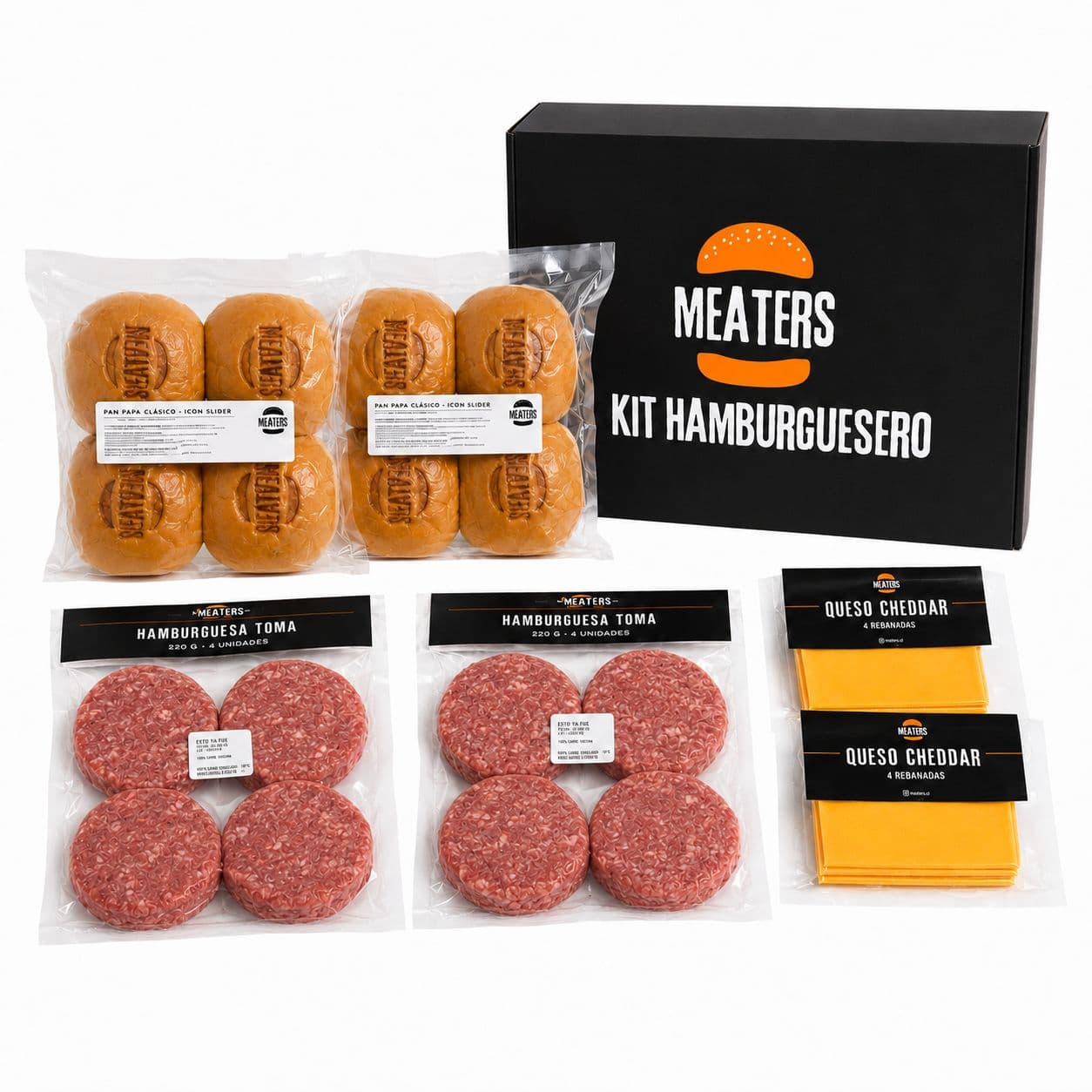 KIT HAMBURGUESERO MEATERS: 8 hamburguesas_1
