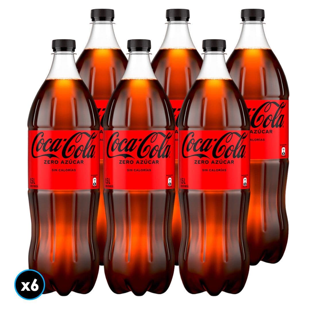 6x Coca-Cola Zero Azúcar 1,5 Litros_1